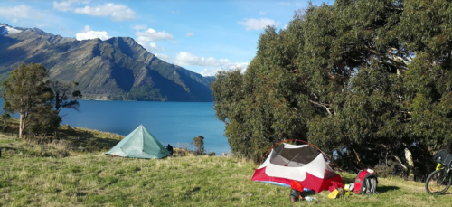 camp site Lake Wakatipu